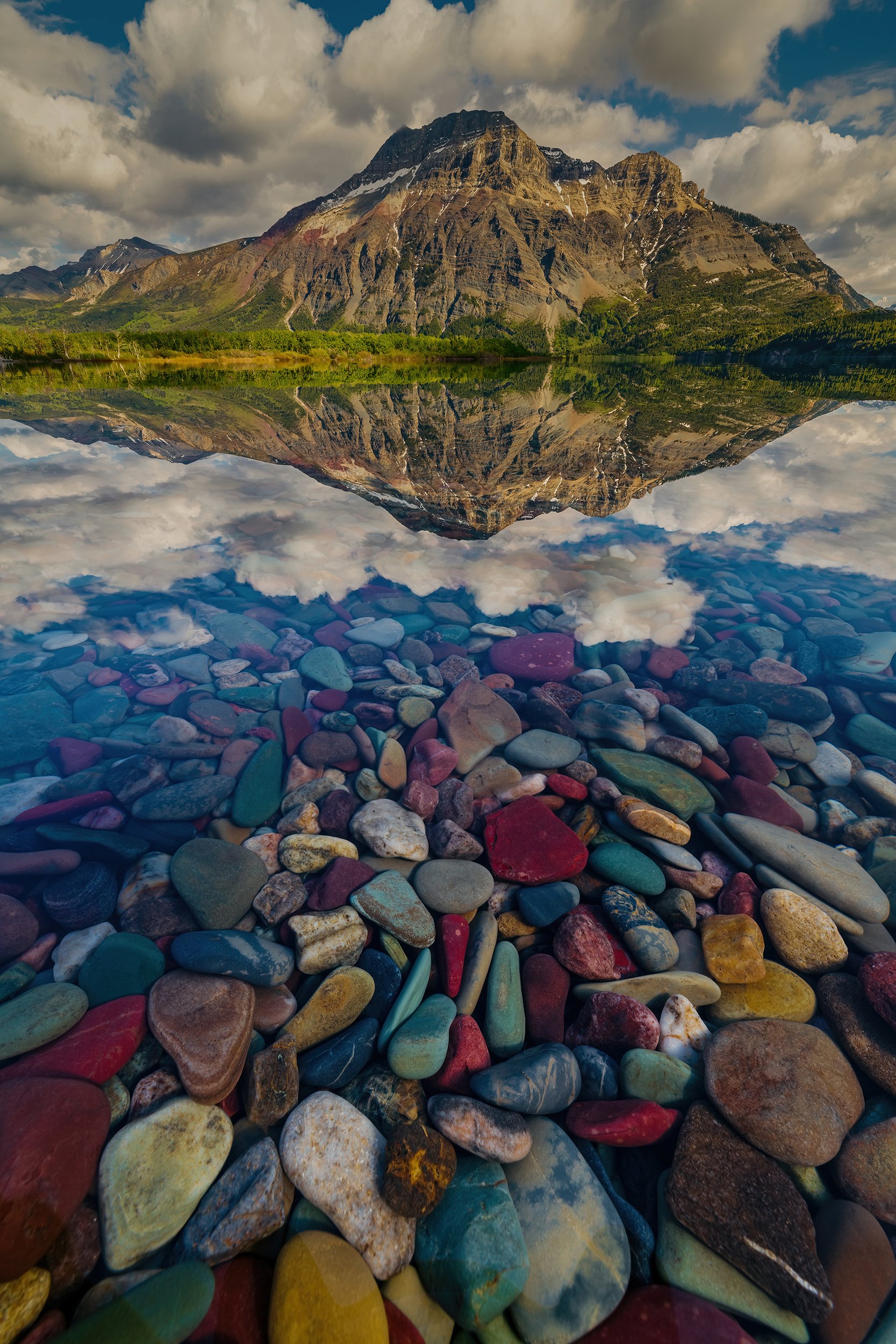 Colorful Pebbles Waterton Lakes National Park